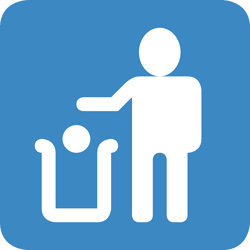 Litter in bin sign