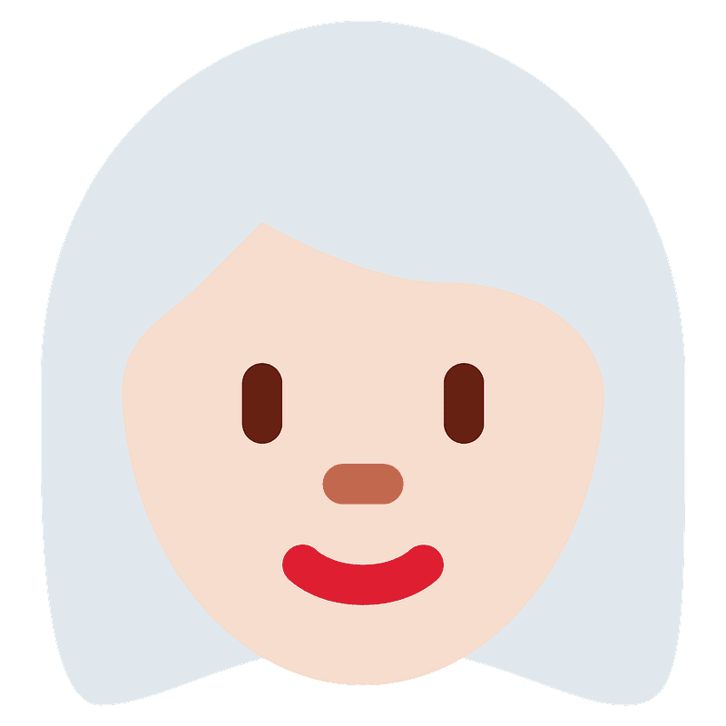 白皮膚 白髮 女人