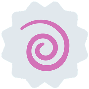 Fish cake with swirl