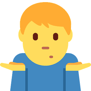 Man shrugging