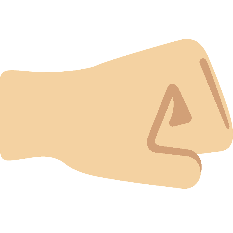 Right-facing fist