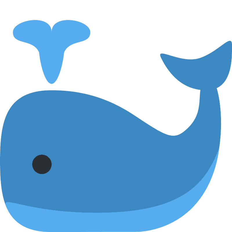Spouting whale