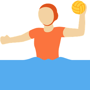 Person playing water polo