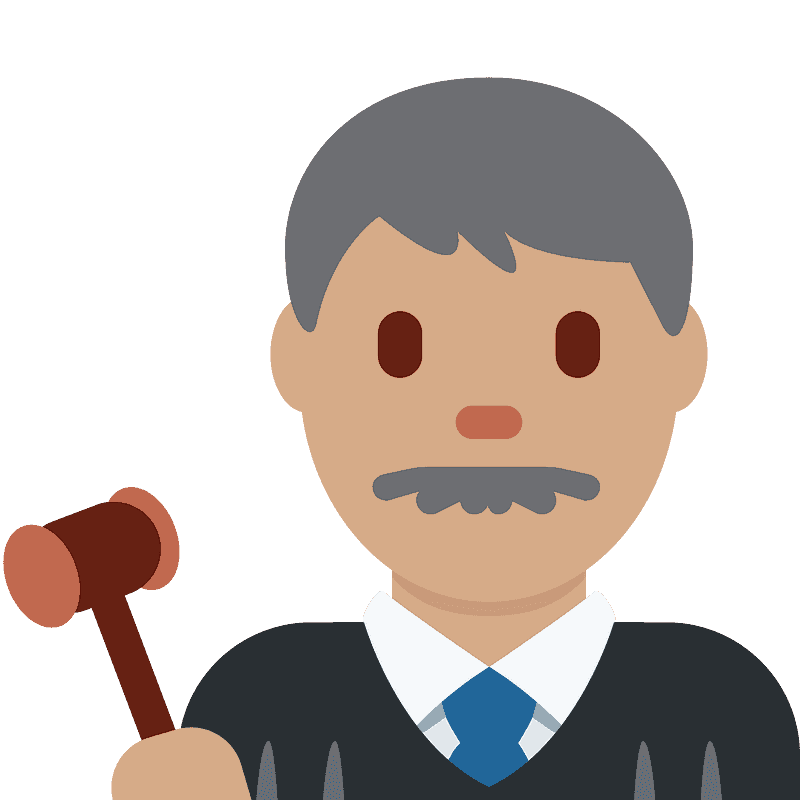 Man judge