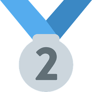 2nd place medal