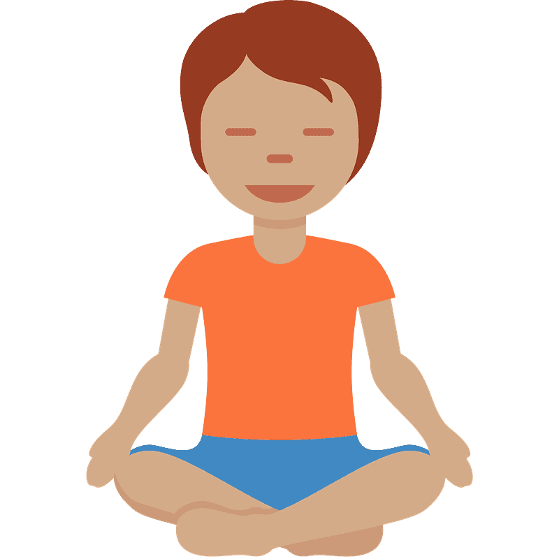 Person in lotus position