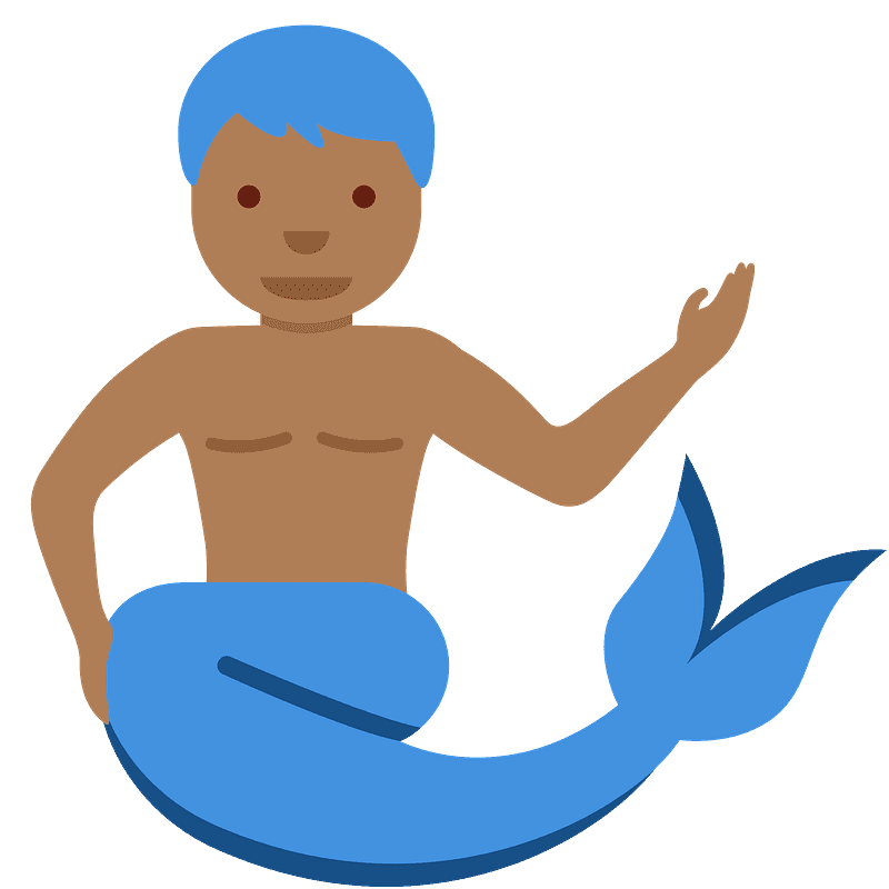 Merman - Free vector emoji on creazilla.com