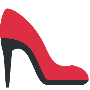 High-heeled shoe
