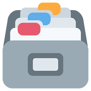 Card file box
