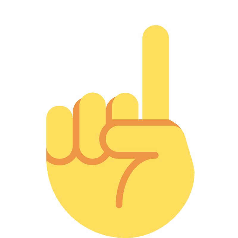 Index pointing up