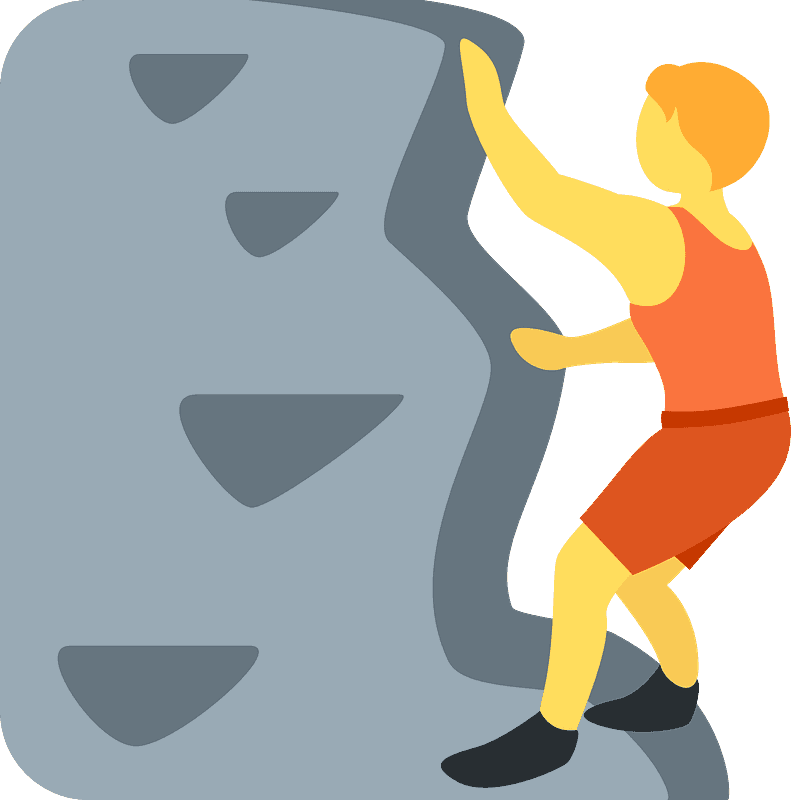 Person climbing