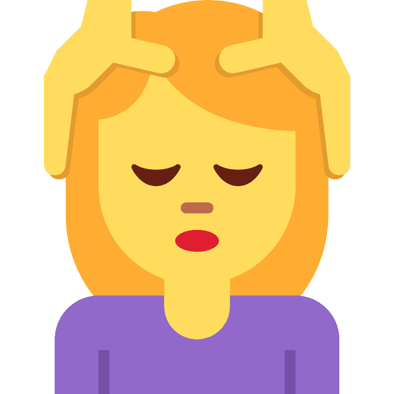 Woman getting massage