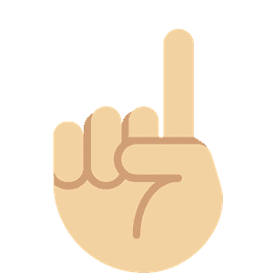 Index pointing up