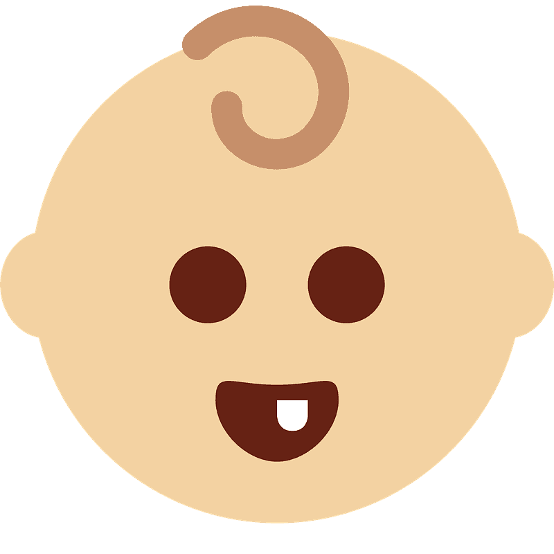 Warna kulit cerah-sedang bayi