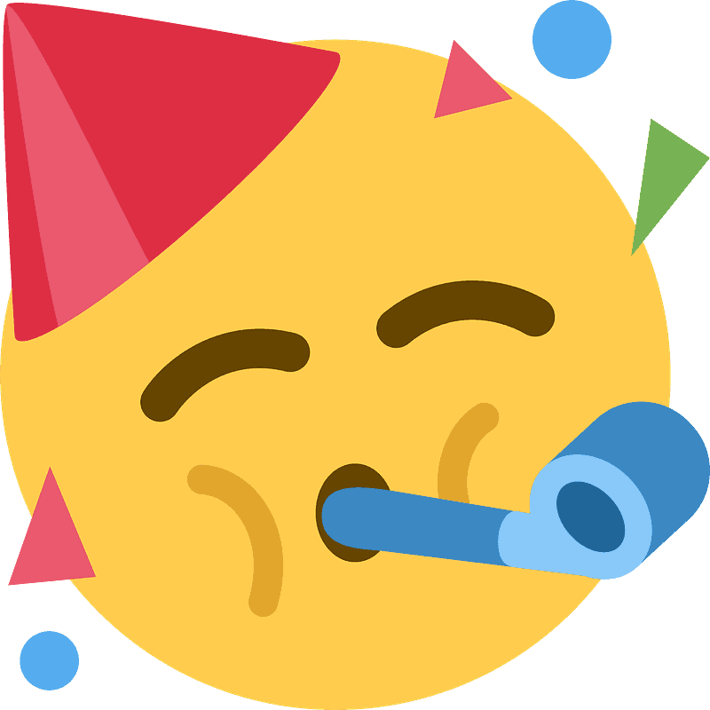 Partying face