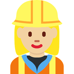 Woman construction worker