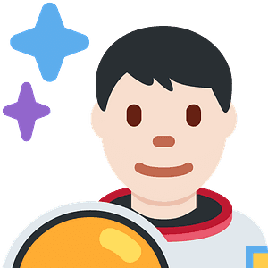Man astronaut