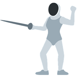 Person fencing