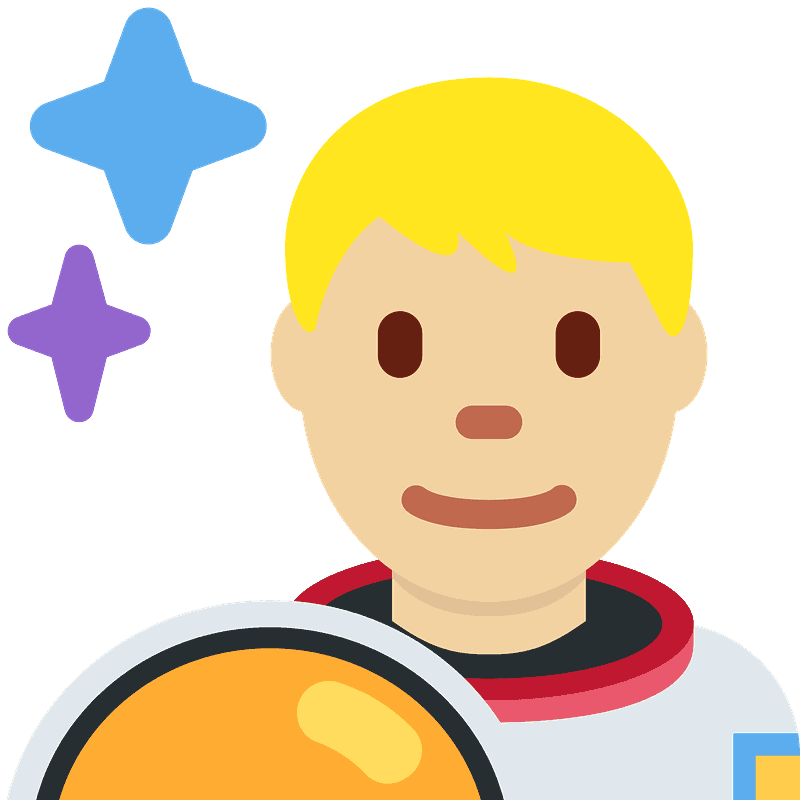 Man astronaut