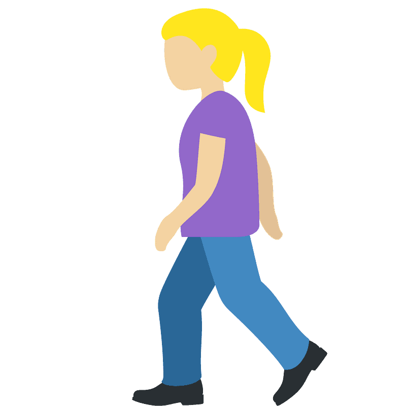 Woman walking