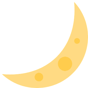 Crescent moon