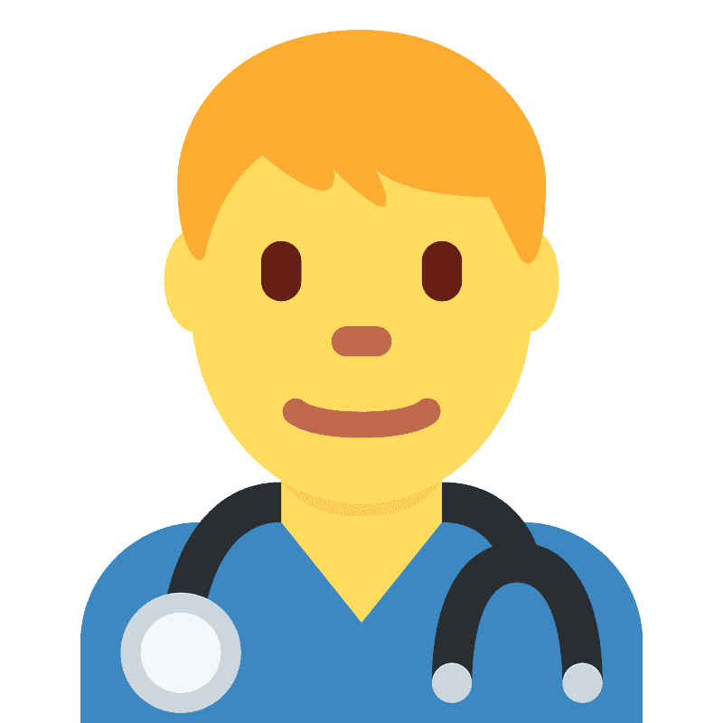 Man health worker