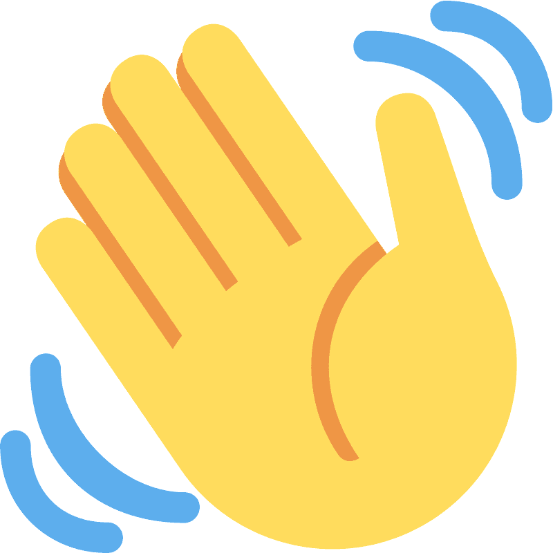 Waving hand