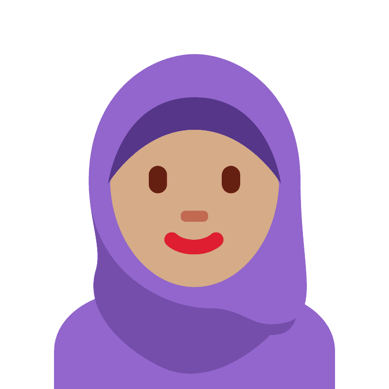 Woman with headscarf