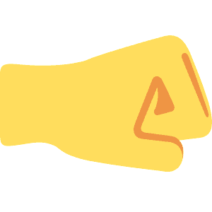 Right-facing fist