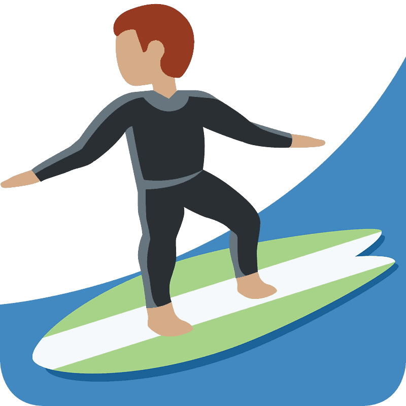 Man surfing