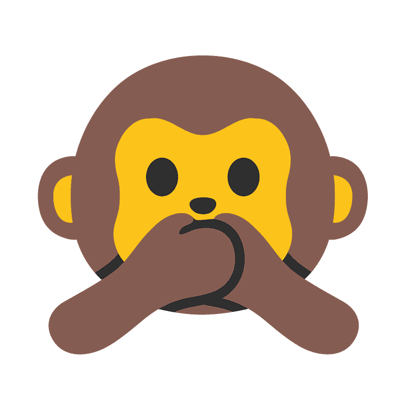 Speak-no-evil monkey