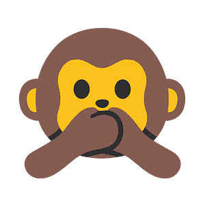 Speak-no-evil monkey