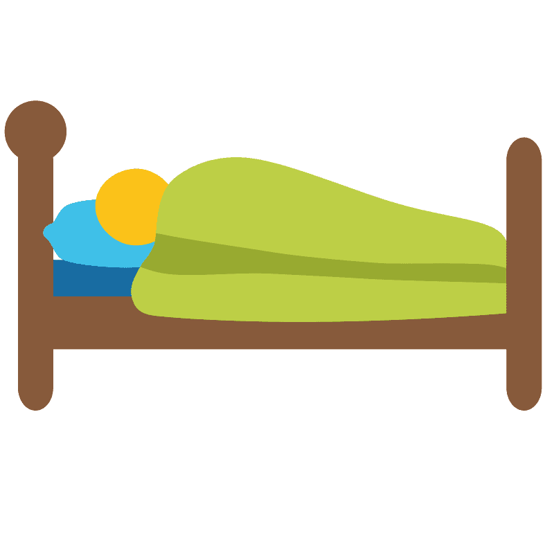 Person in bed