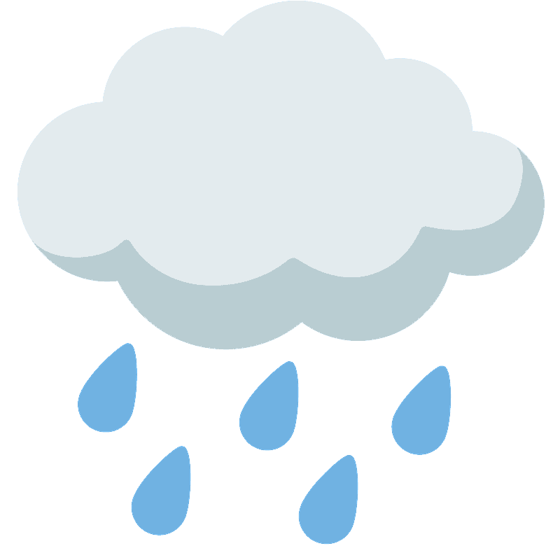 Cloud with rain