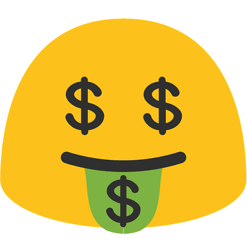 Money-mouth face
