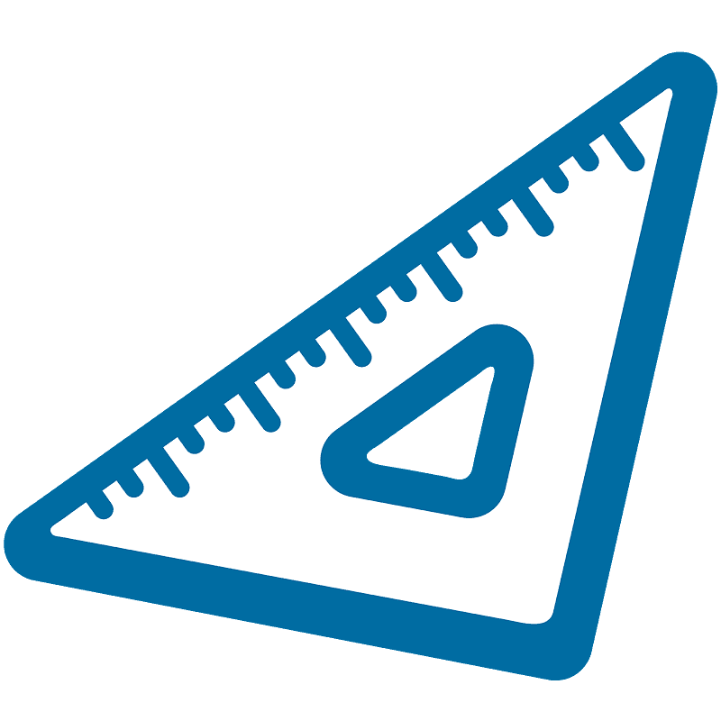 Triangular ruler
