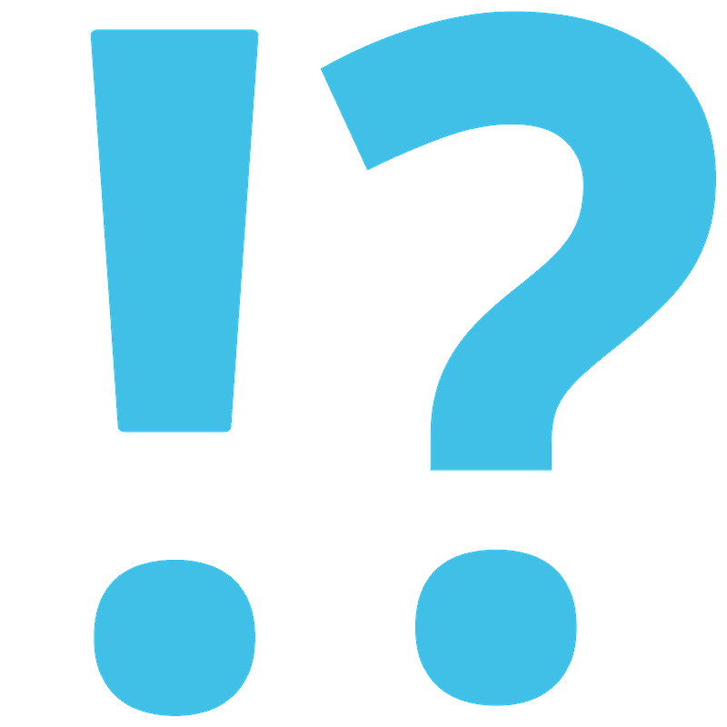 Exclamation question mark