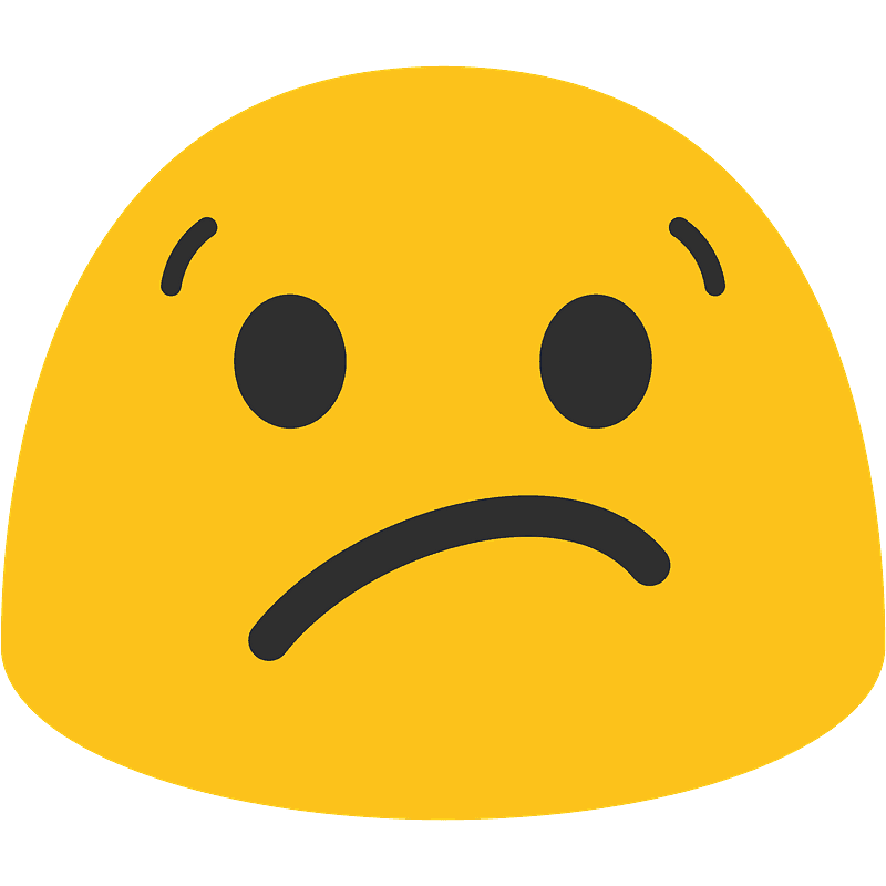 Confused face