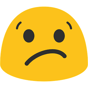 Confused face - Free vector emoji on creazilla.com