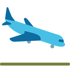Airplane arrival