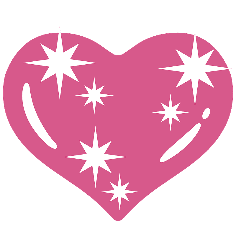Sparkling heart