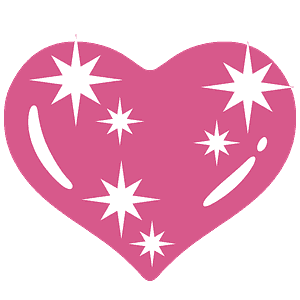 Sparkling heart