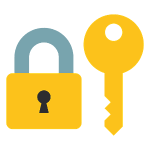 Locked with key