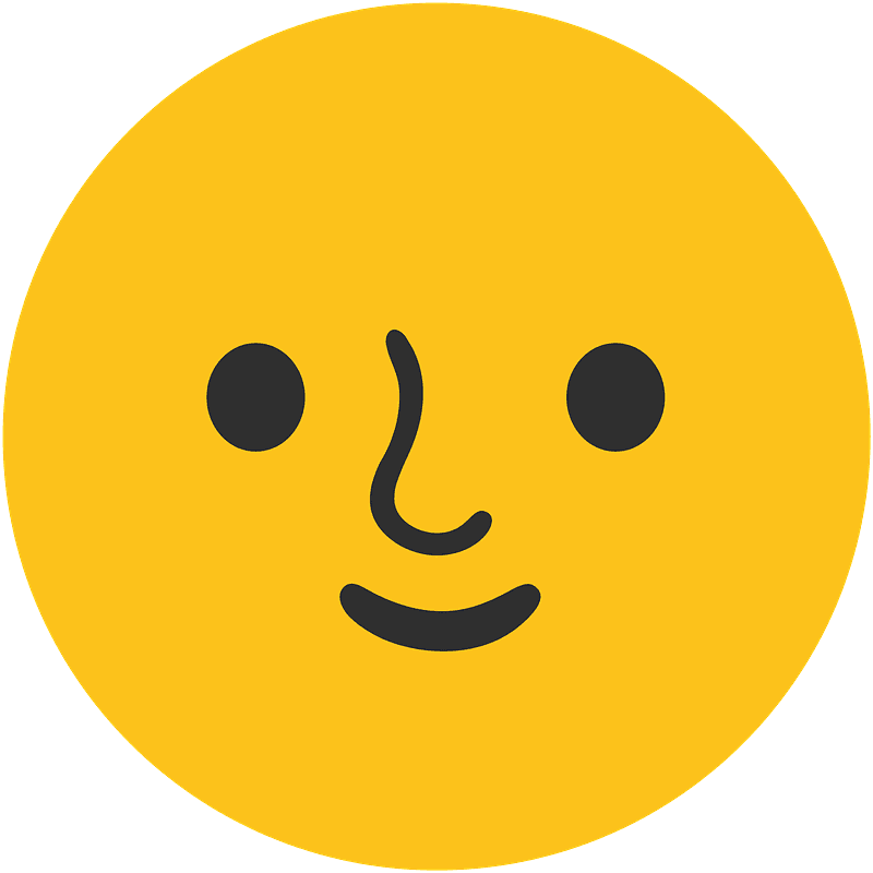 顔のある満月
