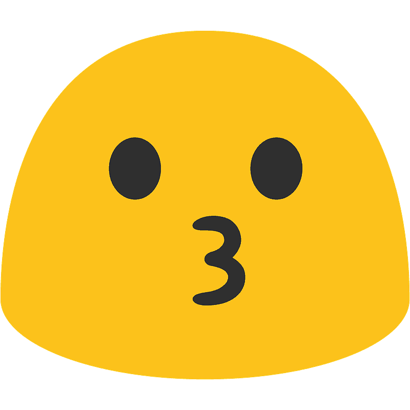 Kissing face