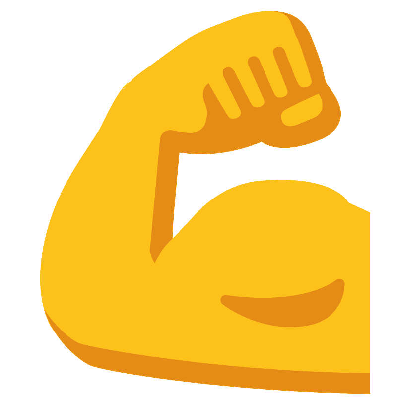 Flexed biceps