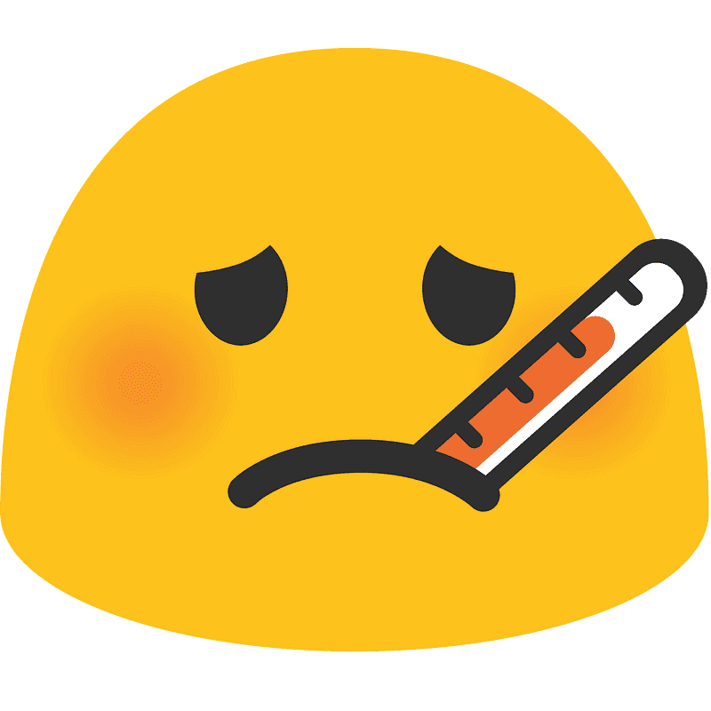 Face with thermometer