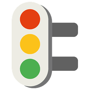 Vertical traffic light