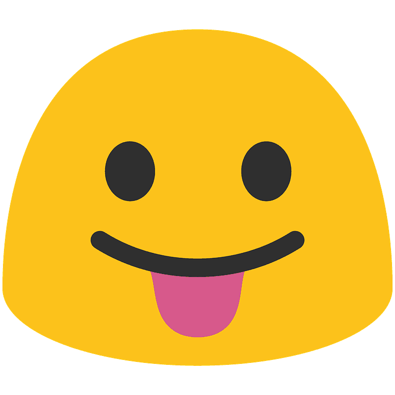 Face with tongue