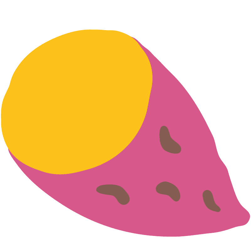 Roasted sweet potato